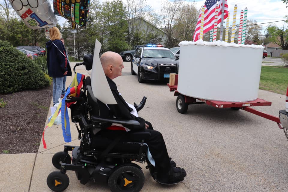 Thank you to the Warwick Police Department for making Bob's day so special.