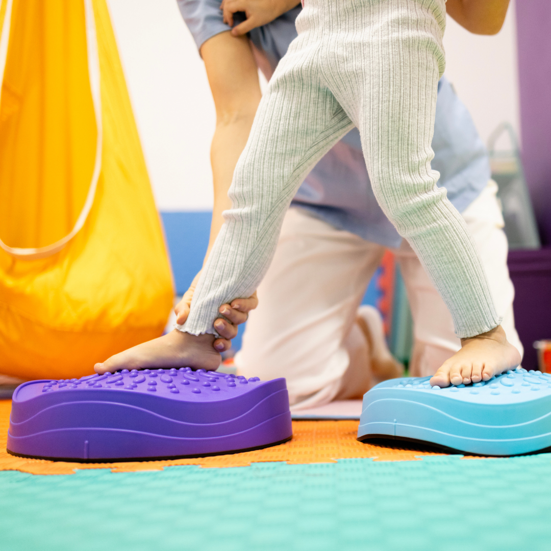 a child receives support from an Occupational Therapist